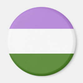 Flagga för Pride av genderber Magnet