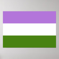 Flagga för Pride av genderber