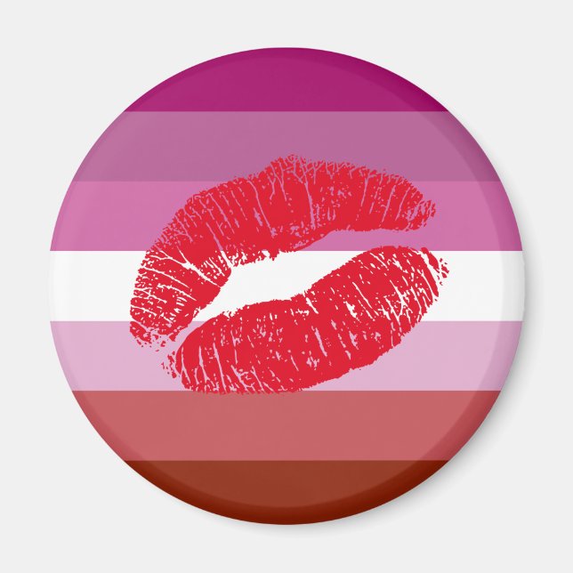 Flagga för Pride av Lesbisk Magnet (Framsidan)