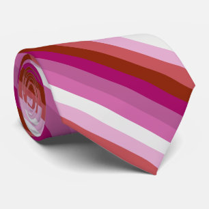 flagga för Pride av Lesbisk med läppstift Slips