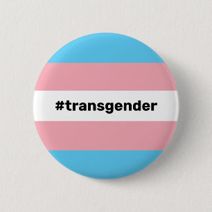 Flagga för Pride av LGBTQI+ Transgenus Knapp
