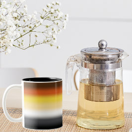 Flagga för Pride av övertoningssäck - Flagga av fä Två-Tonad Mugg