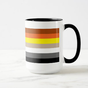 Flagga för pride av växellåda. mugg
