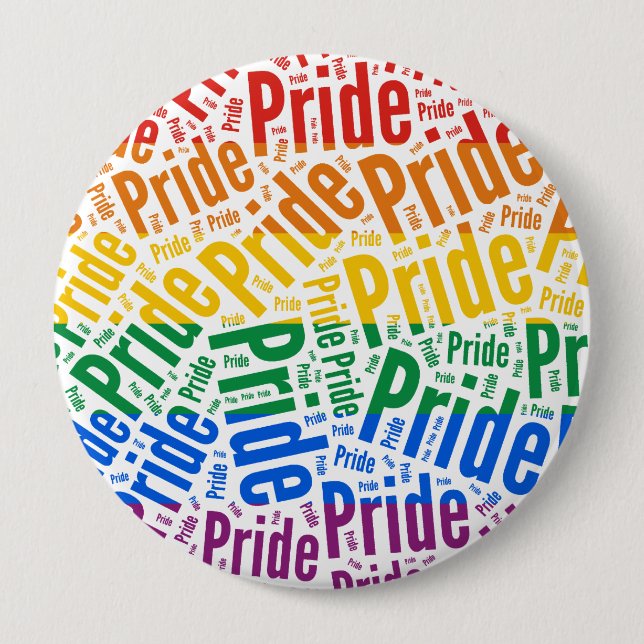 FLAGGA FÖR PRIDEORDMÖNSTER KNAPP (Framsida)