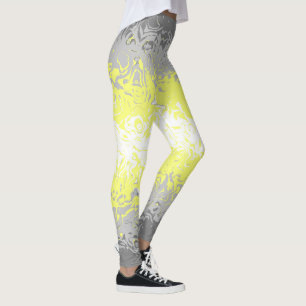 Flagga för Pridet abstrakt, krav Leggings