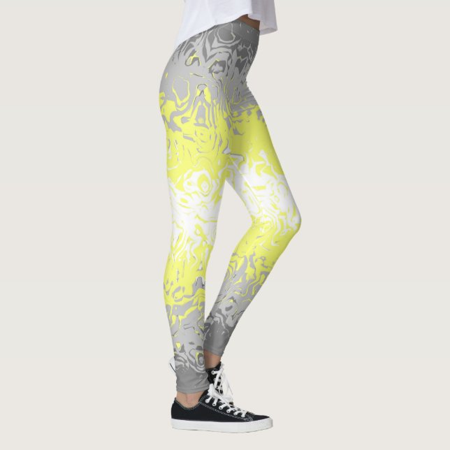Flagga för Pridet abstrakt, krav Leggings (Höger)