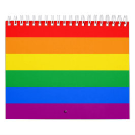 Flagga för Pridet Regnbåge i HBT-TQ+ Kalender