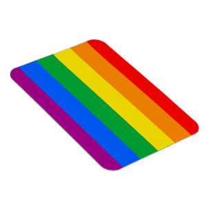 Flagga för Pridet Regnbåge i HBT-TQ+ Magnet