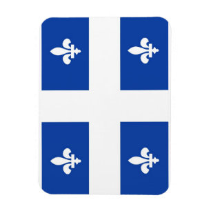 flagga för quebec regionKanada land Magnet