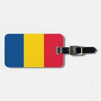 Flagga för rumänien bagagebricka