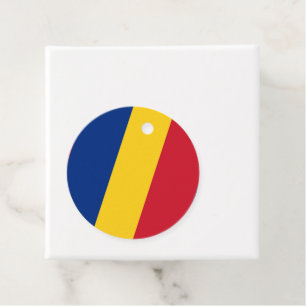 flagga för rumänien gåvor etiketter