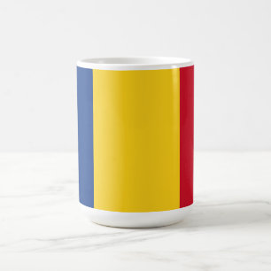 flagga för rumänien kaffemugg