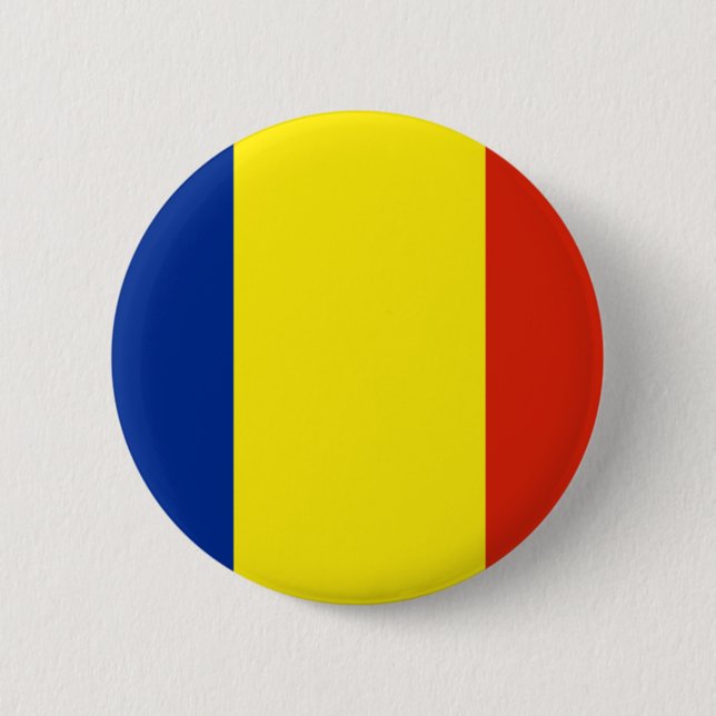 flagga för rumänien knapp (Framsida)