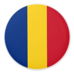 flagga för rumänien knopp
