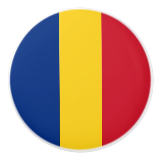 flagga för rumänien knopp (Framsidan)