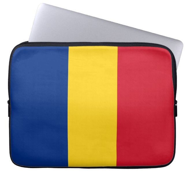 flagga för rumänien laptop fodral (Framsidan)