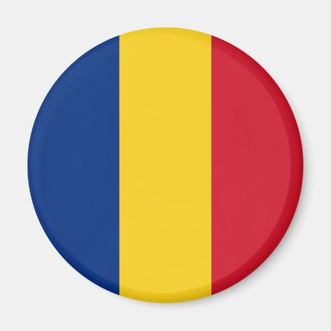 Flagga för rumänien magnet (Framsidan)