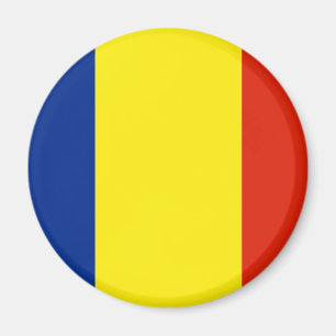 flagga för rumänien magnet