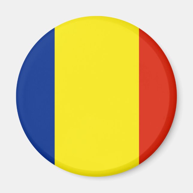 flagga för rumänien magnet (Framsidan)