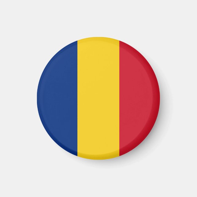 flagga för rumänien magnet (Framsidan)