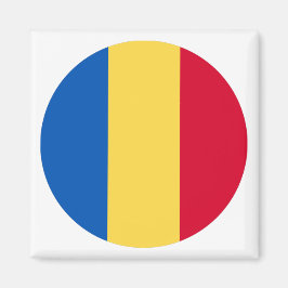 Flagga för rumänien magnet