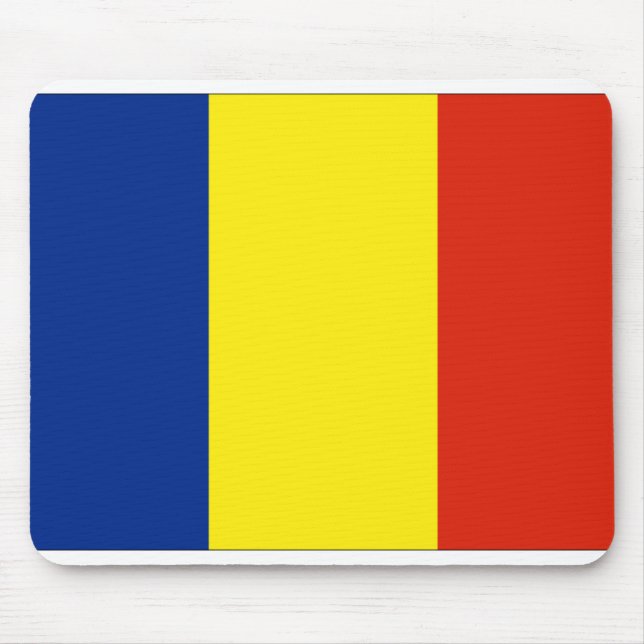 flagga för rumänien musmatta (Framsidan)