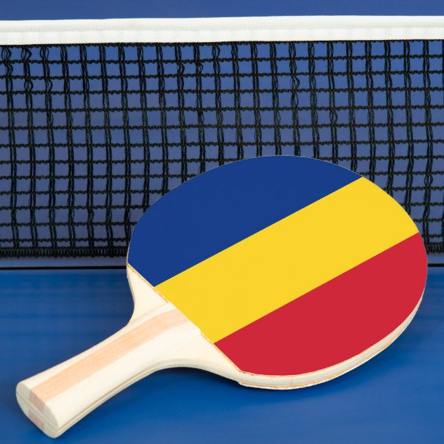 flagga för rumänien pingisracket (Insitu)