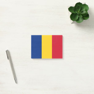 flagga för rumänien post-it block