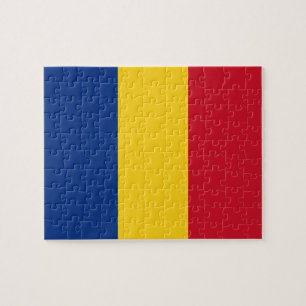 flagga för rumänien pussel