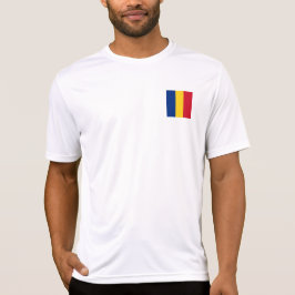 flagga för rumänien t shirt