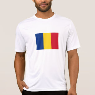 Flagga för rumänien t shirt