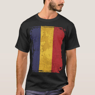 Flagga för rumänien tee