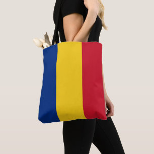 flagga för rumänien tygkasse