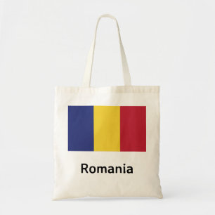 Flagga för rumänien tygkasse