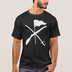 Flagga för sabel för gevär för färgvaktutrust t shirt