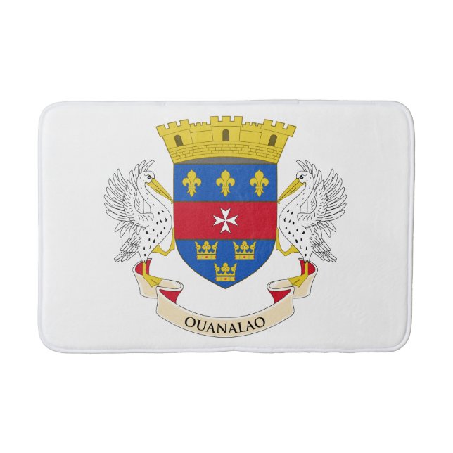 Flagga för Saint-Barthélemy Badrumsmatta (Framsidan)