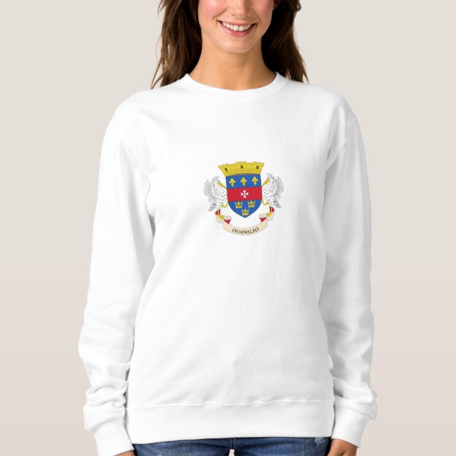 Flagga för Saint-Barthélemy T Shirt (Framsida)