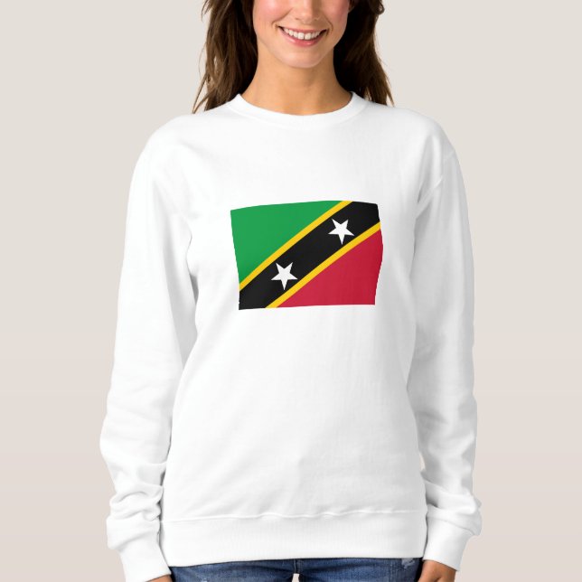 Flagga för Saint Kitts och Nevis T Shirt (Framsida)
