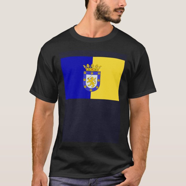 Flagga för Santiago de Chile T Shirt (Framsida)
