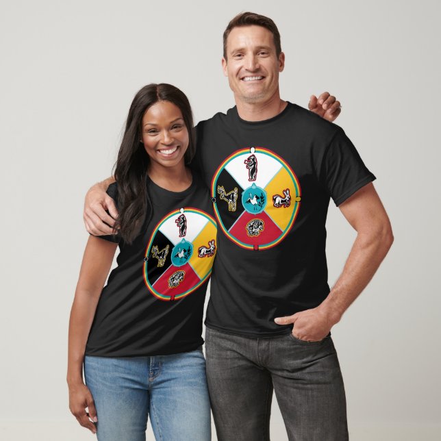 Flagga för Sault Ste. Marie Tribe Chippewa Indian T Shirt (Unisex)