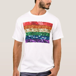 flagga för sekvent pride t-shirt