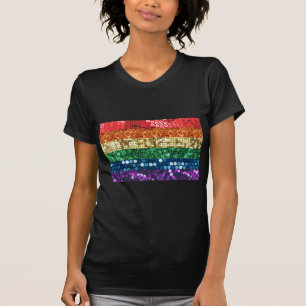 flagga för sekvent pride t-shirt