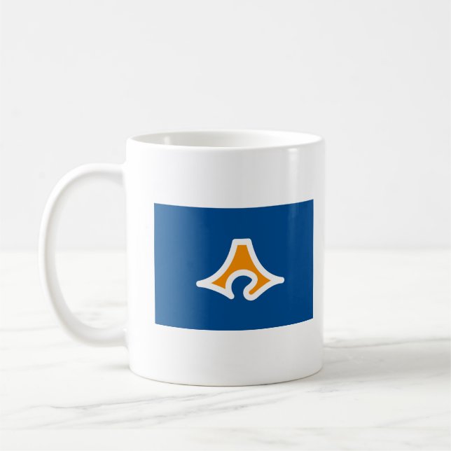 Flagga för Shizuoka prefektur, Japan Kaffemugg (Vänster)