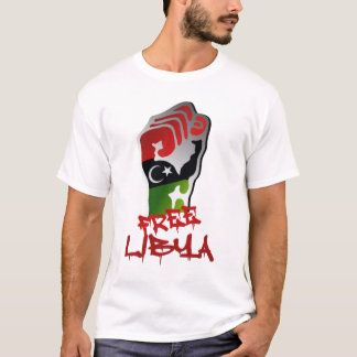 Flagga för självständighet för fria Libyen T-shirt