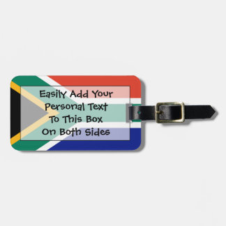 Flagga för South Afrika Easy ID Personal Bagagebricka
