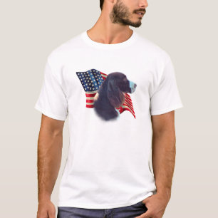 Flagga för Spaniel för engelsk Springer Tee