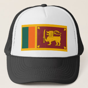 Flagga för Sri Lanka medborgarevärld Keps