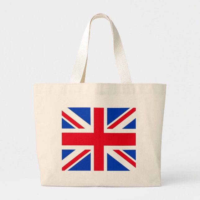 Flagga för Storbritannien Jumbo Tygkasse (Framsidan)