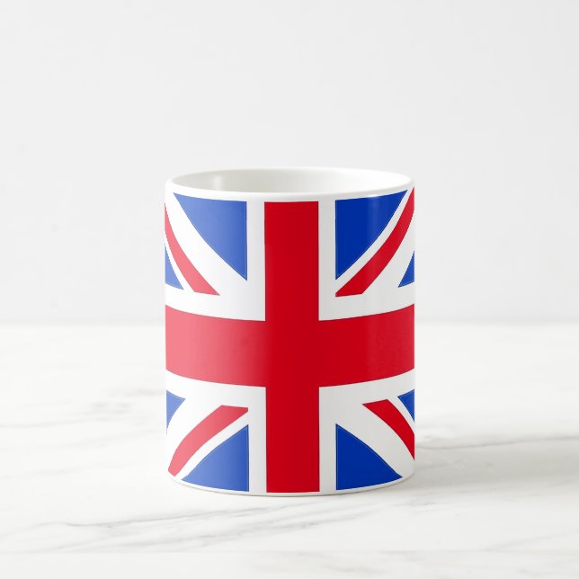 Flagga för Storbritannien Kaffemugg (Center)