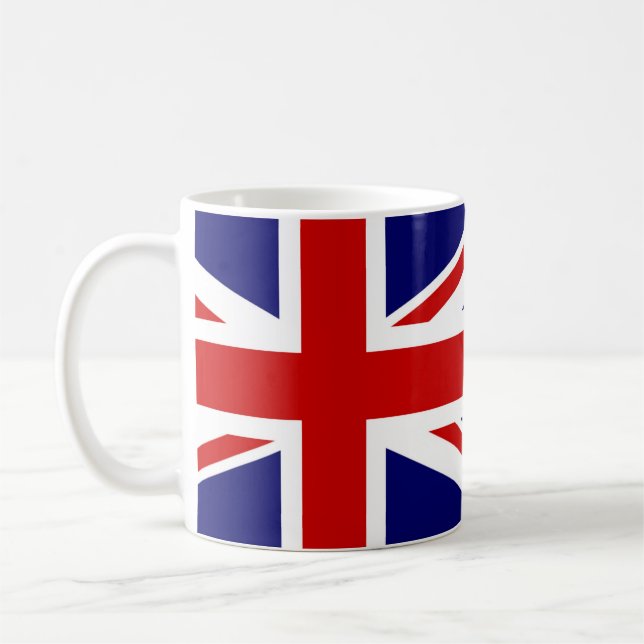 Flagga för Storbritannien Kaffemugg (Vänster)